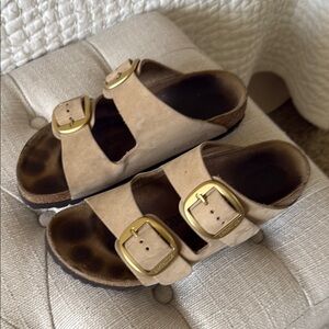 Birkenstock Big Buckle Tan Sandals